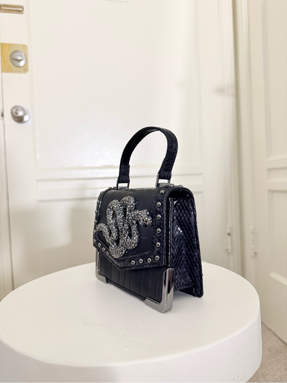 ALDO Glaeswen Snake Embellished Handbag - Picture 2 of 6